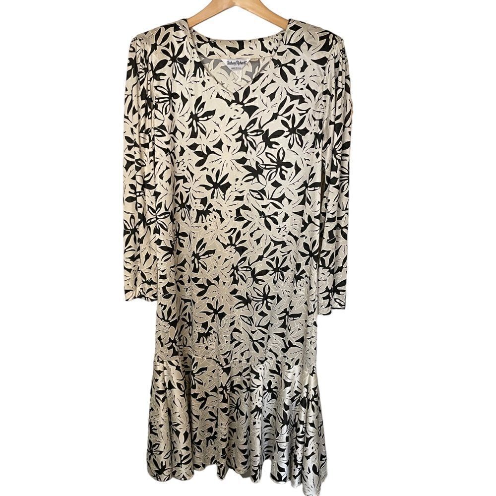 Vintage Floral Dress, size 16